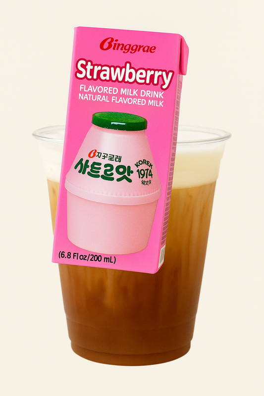 Strawberry milk LATTE