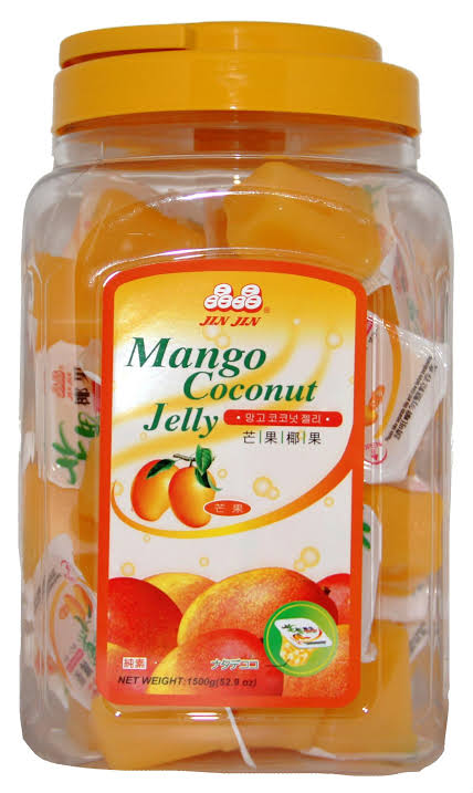 Mango coconut jelly